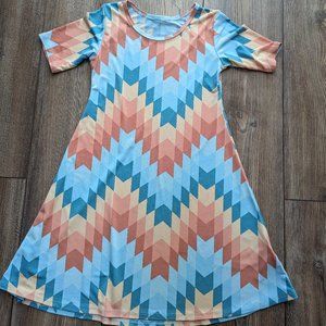Beautiful Twirl Dress Lularoe Size 7/8
